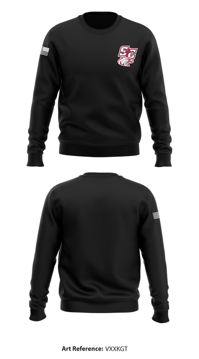 Santiam Christian School Wrestling 60304138 Crew Neck Sweatshirt - 6