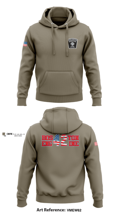 Boston Fire Department Engine-42 59280094 Hoodie - 2