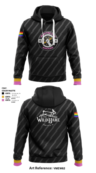 Hoodie, Electric city shockerz, Rugby, Teamtime, Team time, sublimation, custom sports apparel, team uniforms, spirit wear, spiritwear, sports uniforms, custom shirts, team store, custom team store, fundraiser sports, apparel fundraiser