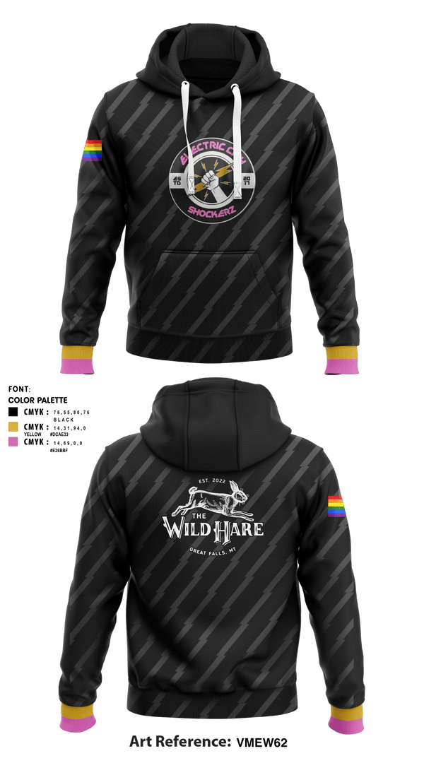Hoodie, Electric city shockerz, Rugby, Teamtime, Team time, sublimation, custom sports apparel, team uniforms, spirit wear, spiritwear, sports uniforms, custom shirts, team store, custom team store, fundraiser sports, apparel fundraiser
