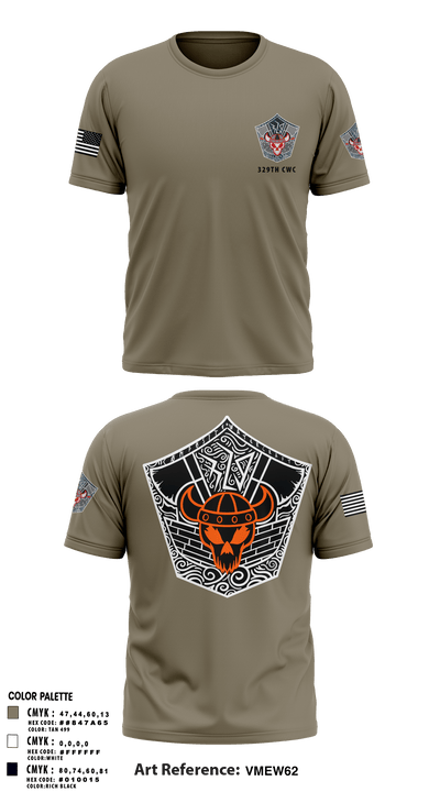 329TH CWC 25491808 Short Sleeve Performance Shirt - 1