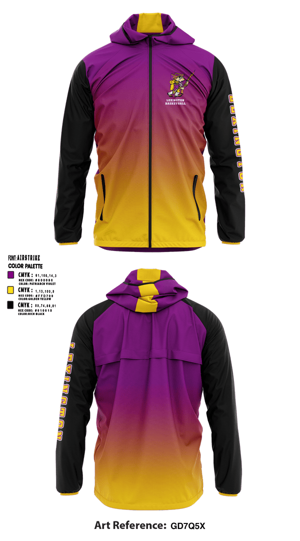 Windbreaker, Lexington High School Basketball, Men's Basketball, Teamtime, Team time, sublimation, custom sports apparel, team uniforms, spirit wear, spiritwear, sports uniforms, custom shirts, team store, custom team store, fundraiser sports, apparel fundraiser