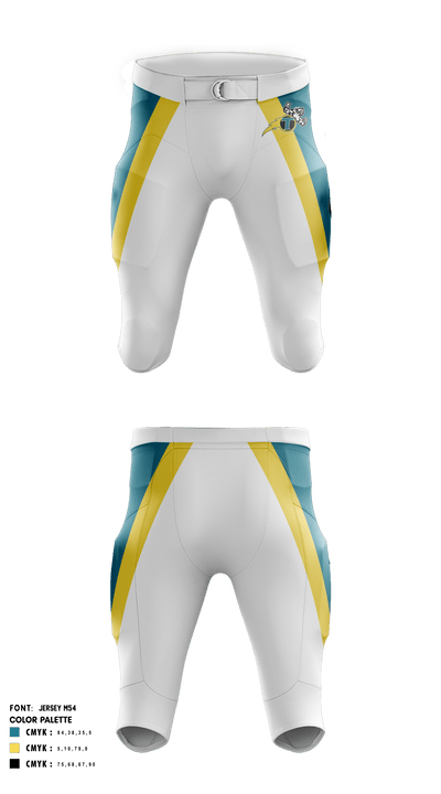 Woodland High School Football 49819104 Football Pants - 3