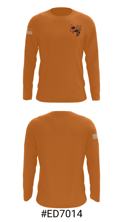 Coalfield High School Basketball 566020 Long Sleeve Performance Shirt - 18