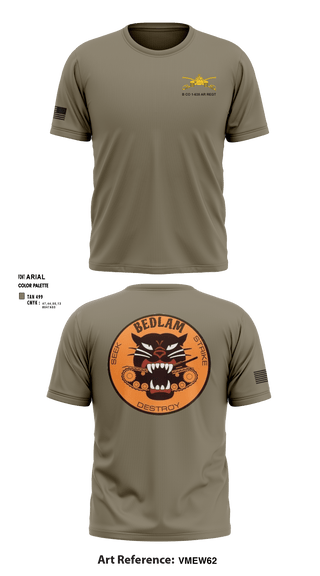 Short Sleeve Performance Shirt, HHC 1-635TH AR, National Guard, Teamtime, Team time, sublimation, custom sports apparel, team uniforms, spirit wear, spiritwear, sports uniforms, custom shirts, team store, custom team store, fundraiser sports, apparel fundraiser