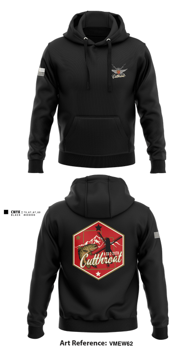 A Co. 2-211th GSAB 21328090 Hoodie - 1