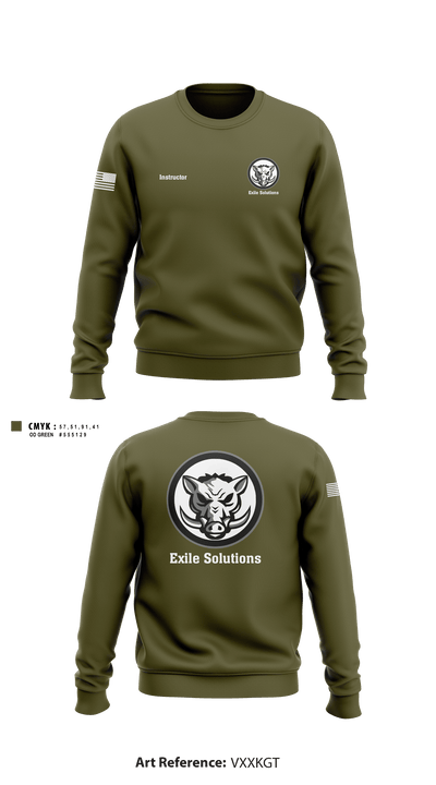 Exile Solutions 31522554 Crew Neck Sweatshirt - 2