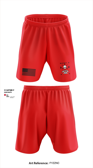 Athletic Shorts With Pockets, 1-181 INF Goon Squad, , Teamtime, Team time, sublimation, custom sports apparel, team uniforms, spirit wear, spiritwear, sports uniforms, custom shirts, team store, custom team store, fundraiser sports, apparel fundraiser