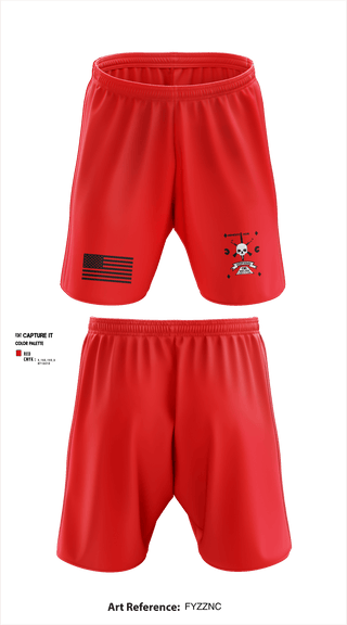 Athletic Shorts With Pockets, 1-181 INF Goon Squad, , Teamtime, Team time, sublimation, custom sports apparel, team uniforms, spirit wear, spiritwear, sports uniforms, custom shirts, team store, custom team store, fundraiser sports, apparel fundraiser
