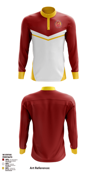 Quarter Zip Jacket, Rock University High School, Spirit Store, Teamtime, Team time, sublimation, custom sports apparel, team uniforms, spirit wear, spiritwear, sports uniforms, custom shirts, team store, custom team store, fundraiser sports, apparel fundraiser