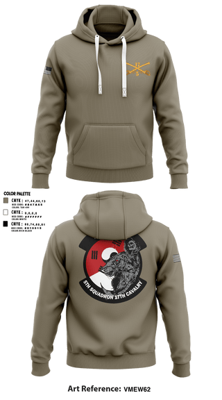 Hoodie, B TRP 5-17 ACS, Army, Teamtime, Team time, sublimation, custom sports apparel, team uniforms, spirit wear, spiritwear, sports uniforms, custom shirts, team store, custom team store, fundraiser sports, apparel fundraiser