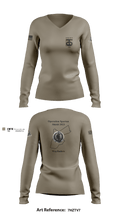 327th MCT 96493981 Women's Long Sleeve V-neck Shirt - 1