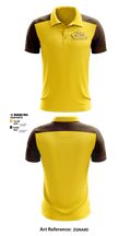 Zeeland East High School Cheer 15637489 Short Sleeve Performance Polo - 1