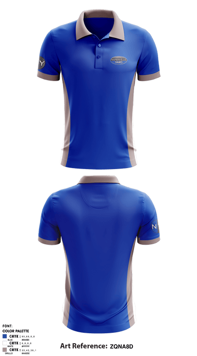 Naperville Yard Indoor Sports Complex 27019954 Short Sleeve Performance Polo - 1