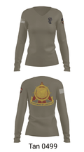 382nd CSSB 66174892 Women's Long Sleeve V-neck Shirt - 40