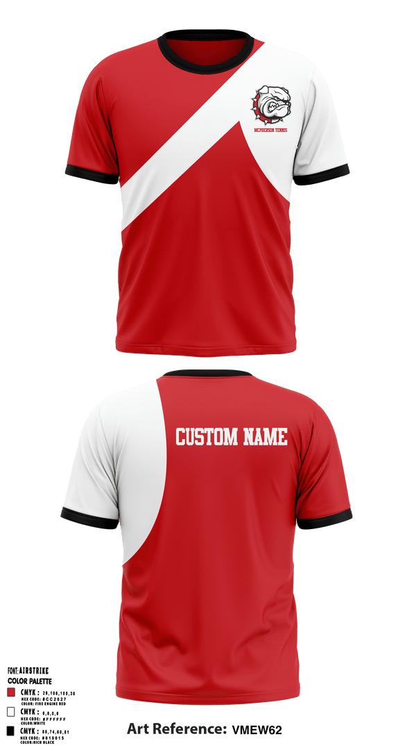 Short Sleeve Performance Shirt, Mcpherson College, Spirit Store, Teamtime, Team time, sublimation, custom sports apparel, team uniforms, spirit wear, spiritwear, sports uniforms, custom shirts, team store, custom team store, fundraiser sports, apparel fundraiser