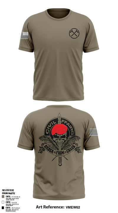 422 CA BN 45970215 Short Sleeve Performance Shirt - 1