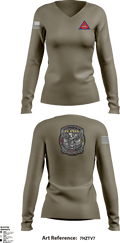 Nattc fcpoa 7459763 Women's Long Sleeve V-neck Shirt - 1