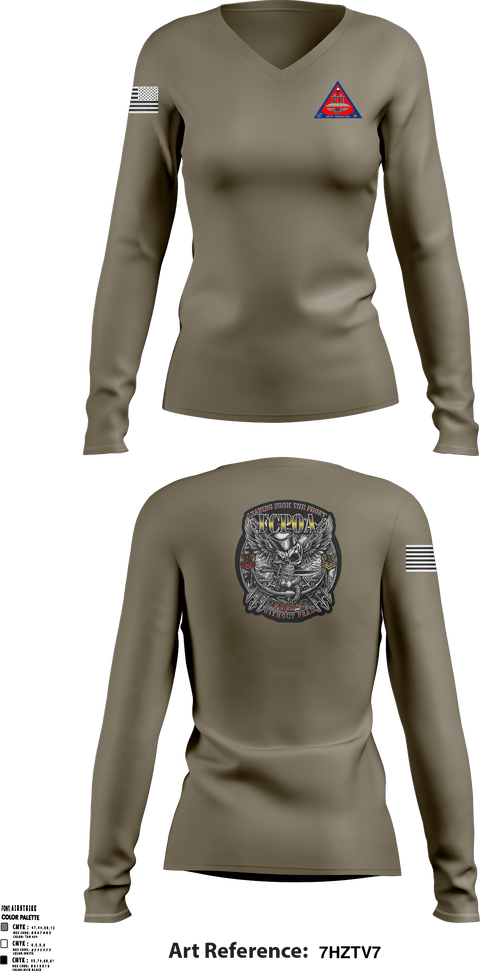 Women's Long Sleeve Vneck Shirt, , Navy, Teamtime, Team time, sublimation, custom sports apparel, team uniforms, spirit wear, spiritwear, sports uniforms, custom shirts, team store, custom team store, fundraiser sports, apparel fundraiser