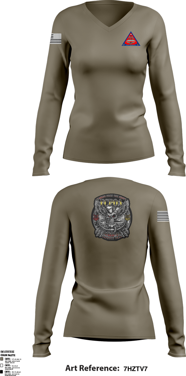 Women's Long Sleeve Vneck Shirt, , Navy, Teamtime, Team time, sublimation, custom sports apparel, team uniforms, spirit wear, spiritwear, sports uniforms, custom shirts, team store, custom team store, fundraiser sports, apparel fundraiser