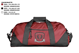 Duffle Bag, Crossover Preparatory Academy, Spirit Store, Teamtime, Team time, sublimation, custom sports apparel, team uniforms, spirit wear, spiritwear, sports uniforms, custom shirts, team store, custom team store, fundraiser sports, apparel fundraiser