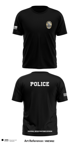 Short Sleeve Performance Shirt, POLICE CRIMINAL INVESTIGATIONS DIVISION, , Teamtime, Team time, sublimation, custom sports apparel, team uniforms, spirit wear, spiritwear, sports uniforms, custom shirts, team store, custom team store, fundraiser sports, apparel fundraiser
