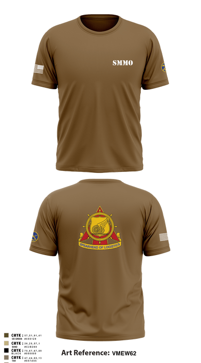 WVARNG Surface Maintenance Management Office 36945793 Short Sleeve Performance Shirt - 1