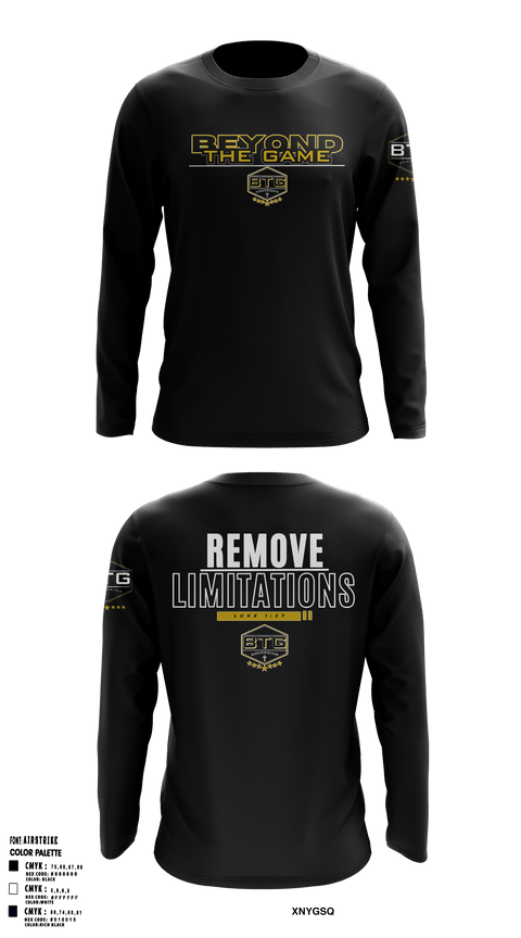 Long Sleeve Performance Shirt, Beyond The Game Mentoring, , Teamtime, Team time, sublimation, custom sports apparel, team uniforms, spirit wear, spiritwear, sports uniforms, custom shirts, team store, custom team store, fundraiser sports, apparel fundraiser