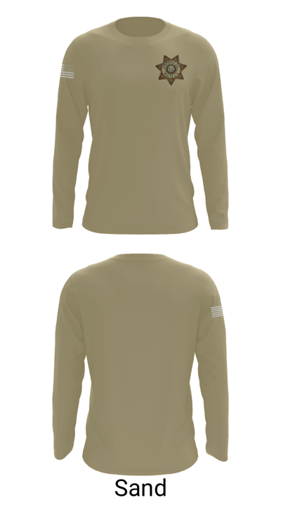 Lawrence county sheriff's department 92960361 Long Sleeve Performance Shirt - 43