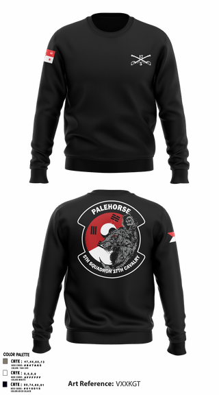 Crew Neck Sweatshirt, B TRP 5-17 ACS, Army, Teamtime, Team time, sublimation, custom sports apparel, team uniforms, spirit wear, spiritwear, sports uniforms, custom shirts, team store, custom team store, fundraiser sports, apparel fundraiser