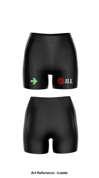 Women's Compression Shorts, JLL Columbus Pelotonia, , Teamtime, Team time, sublimation, custom sports apparel, team uniforms, spirit wear, spiritwear, sports uniforms, custom shirts, team store, custom team store, fundraiser sports, apparel fundraiser