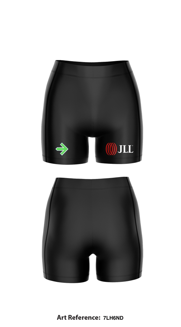 Women's Compression Shorts, JLL Columbus Pelotonia, , Teamtime, Team time, sublimation, custom sports apparel, team uniforms, spirit wear, spiritwear, sports uniforms, custom shirts, team store, custom team store, fundraiser sports, apparel fundraiser