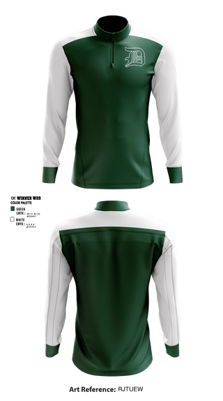 Quarter Zip Jacket, Dallas County High School, Spirit Store, Teamtime, Team time, sublimation, custom sports apparel, team uniforms, spirit wear, spiritwear, sports uniforms, custom shirts, team store, custom team store, fundraiser sports, apparel fundraiser