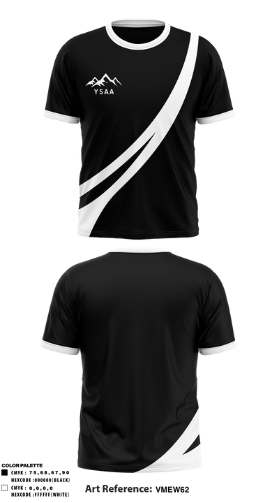 Yukon Schools Athletic Association 1146162 Short Sleeve Performance Shirt - 1