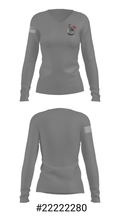 Plymouth High School Soccer 9751391 Women's Long Sleeve V-neck Shirt - 26