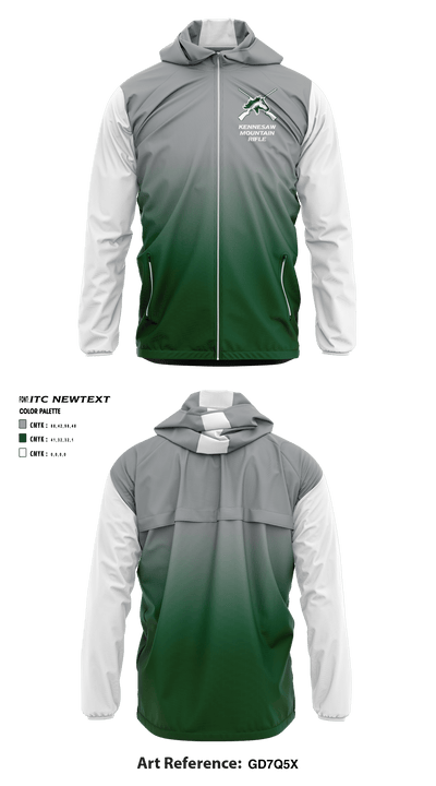 Kennesaw Mountain High School Rifle 35351199 Windbreaker - 3