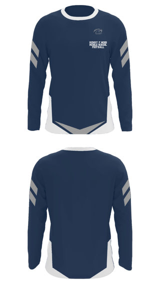 Long Sleeve Performance Shirt, Henry F Moss Middle School Football, Football, Teamtime, Team time, sublimation, custom sports apparel, team uniforms, spirit wear, spiritwear, sports uniforms, custom shirts, team store, custom team store, fundraiser sports, apparel fundraiser