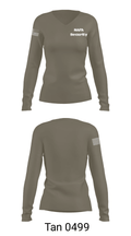 NAFA Security 34398542 Women's Long Sleeve V-neck Shirt - 41