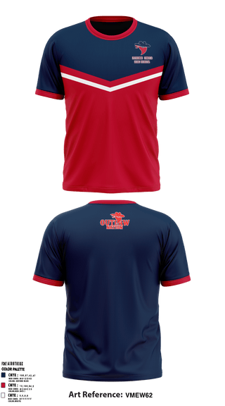 Short Sleeve Performance Shirt, Saugerties Outlaws, Football, Teamtime, Team time, sublimation, custom sports apparel, team uniforms, spirit wear, spiritwear, sports uniforms, custom shirts, team store, custom team store, fundraiser sports, apparel fundraiser