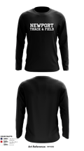 Newport High School Track & Field 49757231 Long Sleeve Performance Shirt - 4