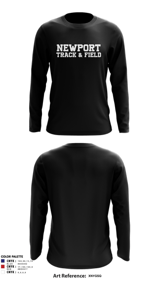 Long Sleeve Performance Shirt, Newport High School Track & Field, Track & Field, Teamtime, Team time, sublimation, custom sports apparel, team uniforms, spirit wear, spiritwear, sports uniforms, custom shirts, team store, custom team store, fundraiser sports, apparel fundraiser