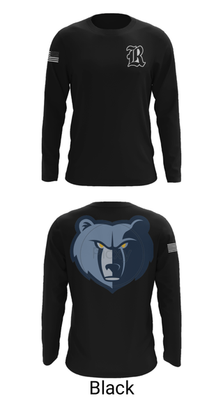 Long Sleeve Performance Shirt, Riverbank High School, Baseball, Teamtime, Team time, sublimation, custom sports apparel, team uniforms, spirit wear, spiritwear, sports uniforms, custom shirts, team store, custom team store, fundraiser sports, apparel fundraiser