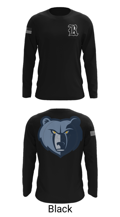 Riverbank High School 34077007 Long Sleeve Performance Shirt - 13
