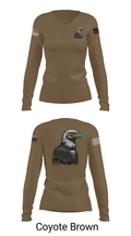 768 EABS 28979729 Women's Long Sleeve V-neck Shirt - 38