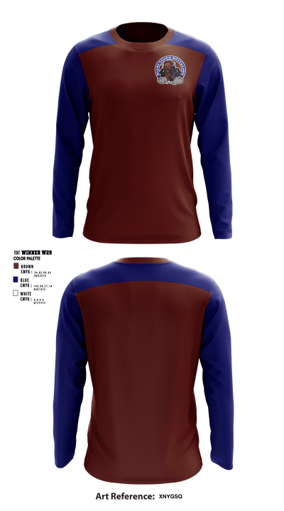 Miami-Yoder School 14034949 Long Sleeve Performance Shirt - 1