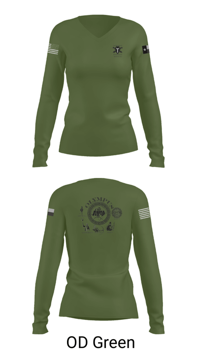 3-133 FA 79966998 Women's Long Sleeve V-neck Shirt - 40