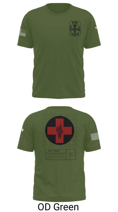 1st FRSD 86296727 Short Sleeve Performance Shirt - 34