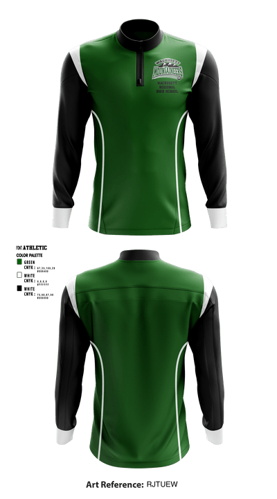 Wachusett Regional High School Ice Hockey 65785917 Quarter Zip Jacket - 1