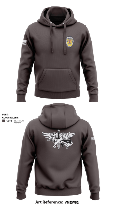 Salisbury Police Special Response Team 23814331 Hoodie - 2