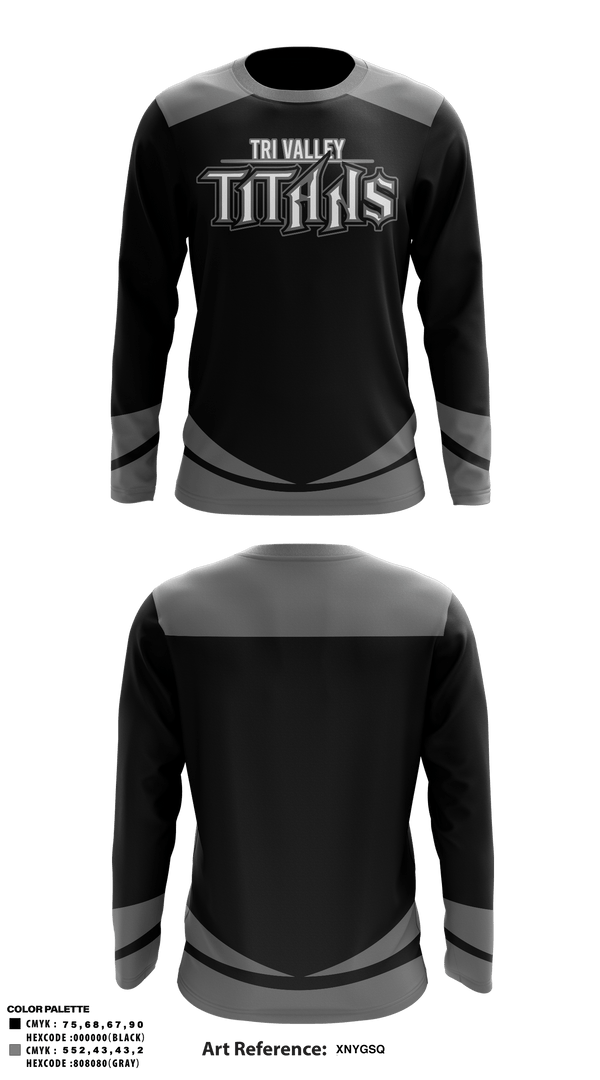 Long Sleeve Performance Shirt, Swan Valley High School Ice Hockey, Ice Hockey, Teamtime, Team time, sublimation, custom sports apparel, team uniforms, spirit wear, spiritwear, sports uniforms, custom shirts, team store, custom team store, fundraiser sports, apparel fundraiser